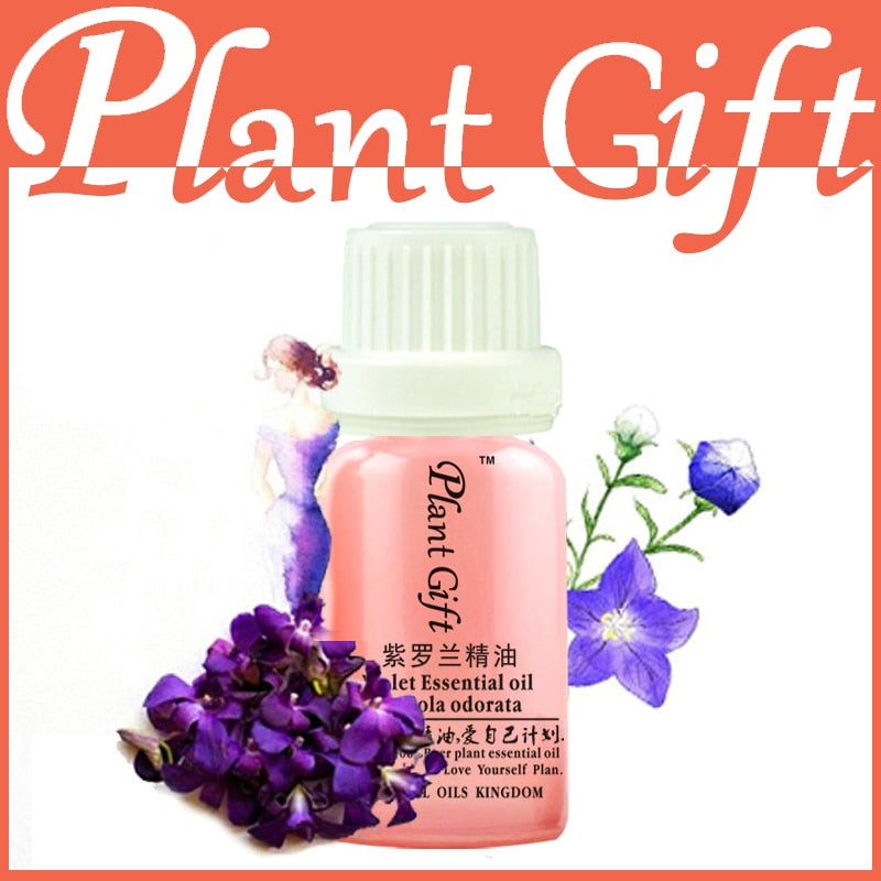 100% Pure Plant Essential Oils French Imports Violet Oil 10ml Antibacterial Relieve Pain Beneficial To Wound