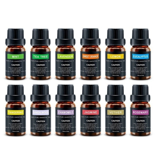 NEW!!Aromatherapy Essential Oil Set Soothing Stress Pain Relief Foot Bath Massage Oil Kit