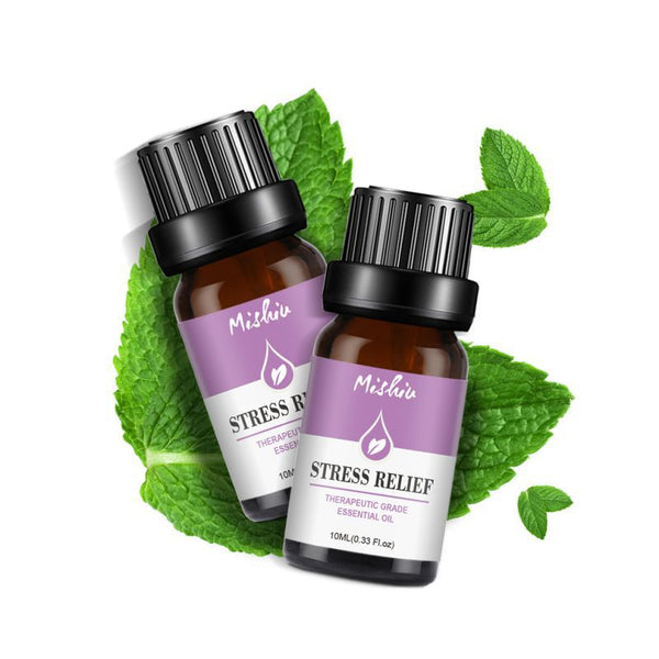 Bergamot Sage Lavender Essential Oil Soothing Stress Relieve Pain Massage Oil Aromatherapy Oil