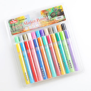 15 color/set of acrylic pen for ceramic, rock, ceramic, metal pen, glass, wood, mug, oil painting, oil painting, metal pen, pain