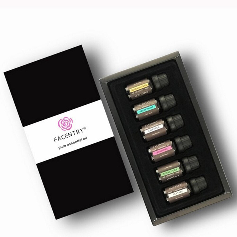 6Pcs *10ml Humidifier Aroma Essential Oils Kit Lavender essence oil ptMassage SPA Water Soluble Essential Oil pain relief J11