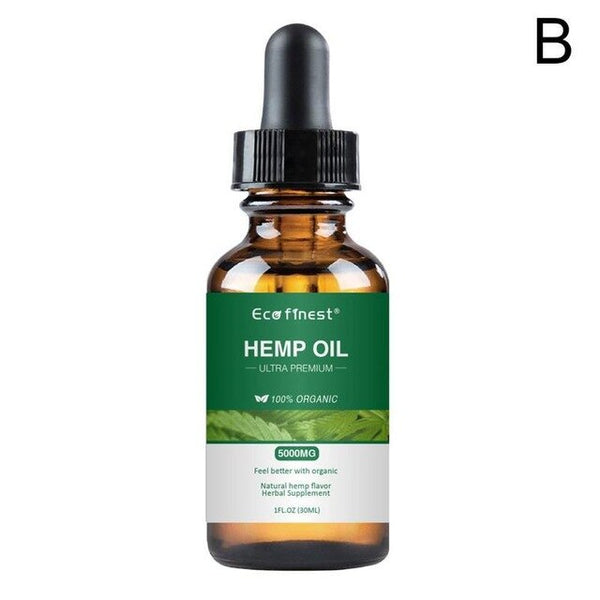 Organic Hemp Oil Pain Relief Sleep Aid Anti Stress Hemp Extract Drops ECO Finest Facial Body Skin Care Massager Oil Help Sleep