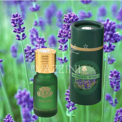 Vazzini Lavender Pure Essential Oil-Balance oil secretion/Acne/Relieve muscle pain/Mind soothe/calm&balance emotion(D6-1) 30ml