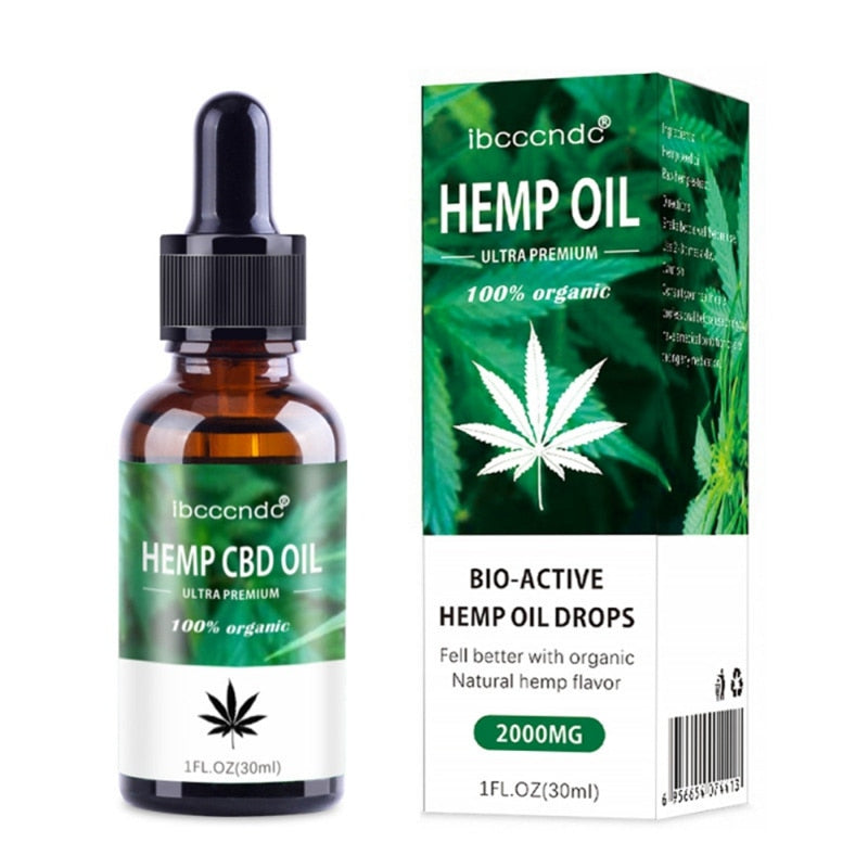 Hemp Oil Massage Oil Soothes Pressure Pain Improve Sleeping Scraping Foot Bath Aromatherapy Oil