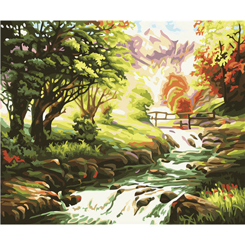 YIKEE decorative canvas oil painting by numbers,diy painting by numbers Fairies