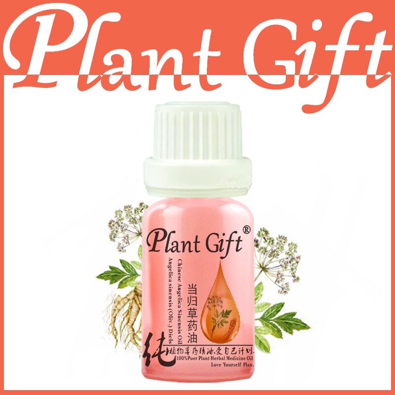 100% pure plant herbal oil angelica herbal oil 10ml essential oil, promote blood circulation, regulate menstrual function pain